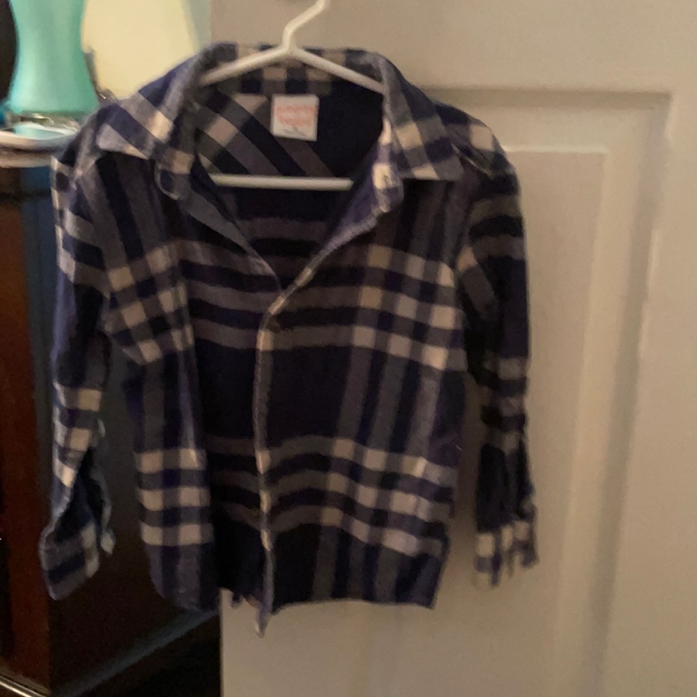 Fleece toddler button down